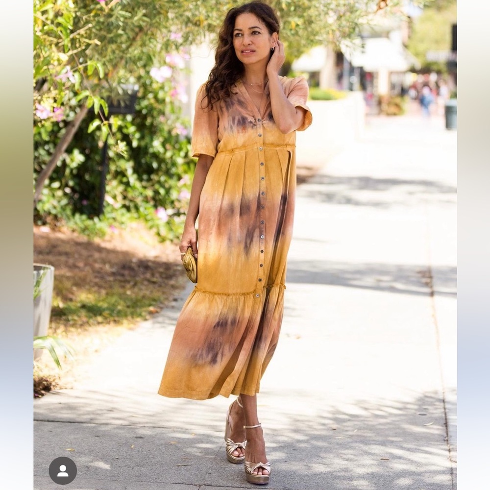 Raquel Allegra Bengal Tiger Maxi dress, size 2 Medium